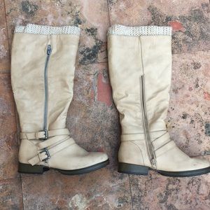 Taupe Just Fab boots